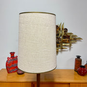 Mid-Century Modern Afrormosia Teak Floor Lamp + Original Shade - Mr. Mansfield Vintage